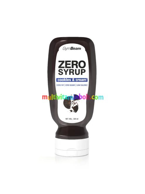 ZERO Cookies & Cream szirup - 320 ml - GymBeam