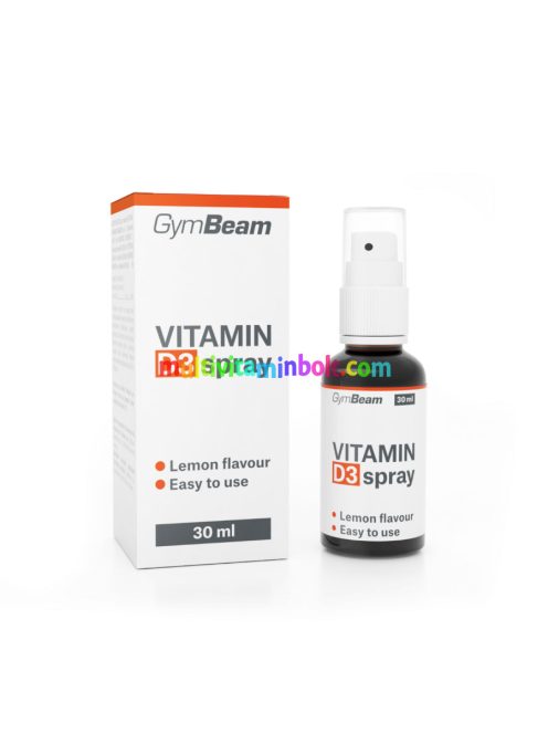 D3-vitamin spray - 30 ml - citrom - GymBeam