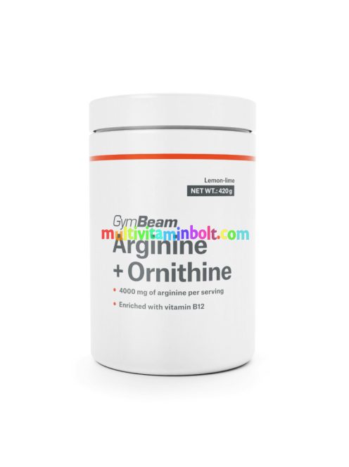 Arginin + Ornitin citrom-lime - 420 g - GymBeam