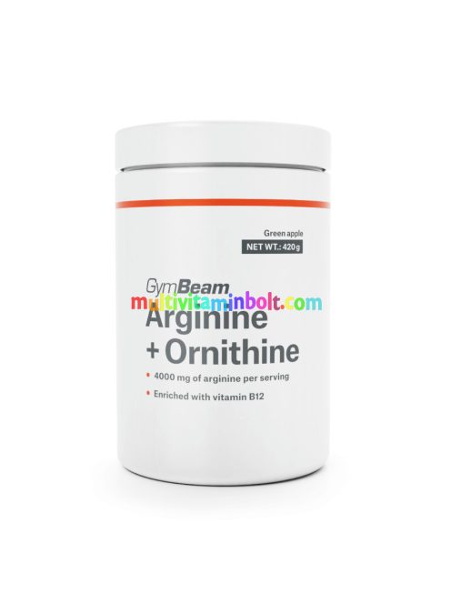 Arginin + Ornitin - zöldalma - 420 g - GymBeam