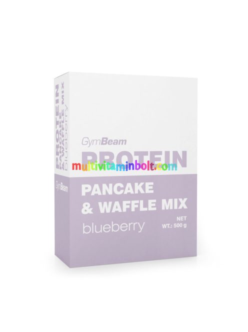 Protein Pancake & Waffle Mix - 500 g - fekete áfonya - GymBeam