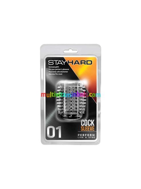 Stay Hard Cock Sleeve 01 Clear