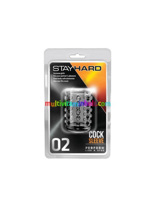 Stay Hard Cock Sleeve 02 Clear