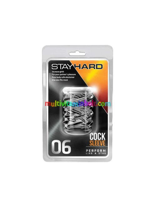 Stay Hard Cock Sleeve 06 Clear