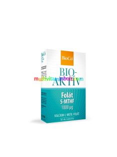 BioCo BIOAKTÍV Folát 5-mthf 1000 mcg tabletta 30 db