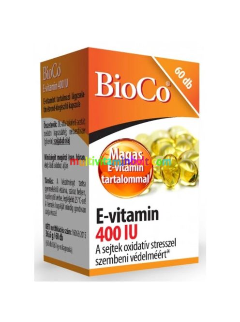 BioCo E-vitamin 400 IU 60 db