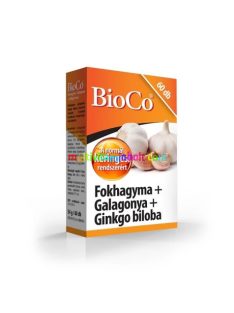 BioCo Fokhagyma + Galagonya + Ginkgo biloba 60 db
