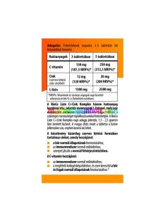   BioCo Lizin C+Cink Komplex étrend-kiegészítő tabletta 30 db