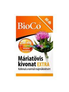 BioCo Máriatövis Extra 200mg, (Kolin 85 mg) 80 db