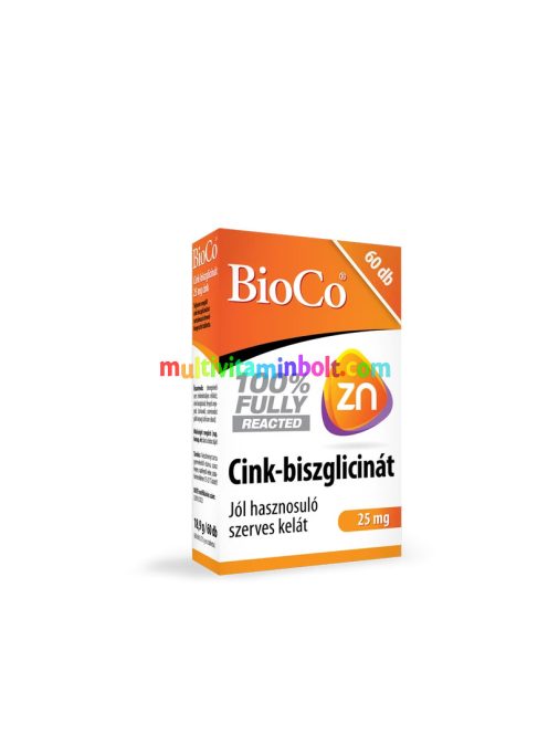 BioCo Cink-biszglicinát 25 mg tabletta 60 db