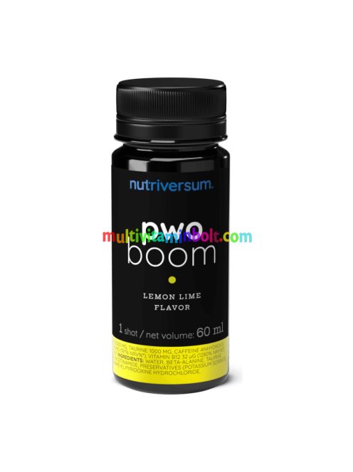 PWO Boom - 60ml - citrom-lime - Nutriversum