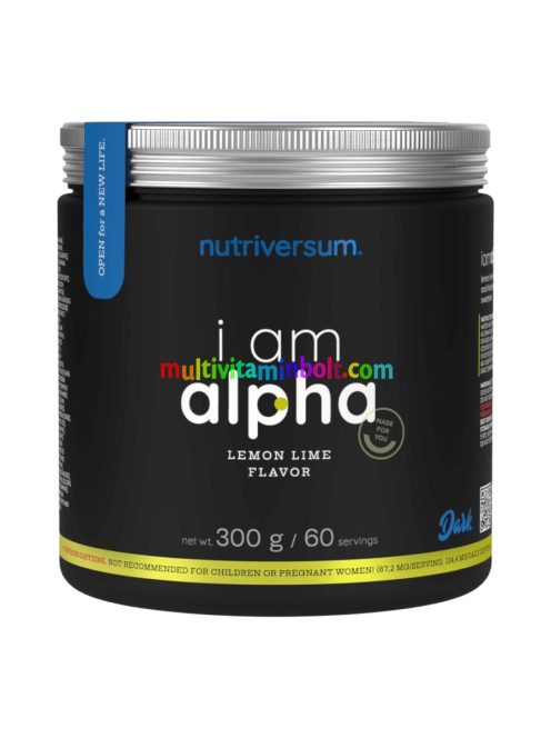 I am Alpha - 300 g - citrom lime - Nutriversum