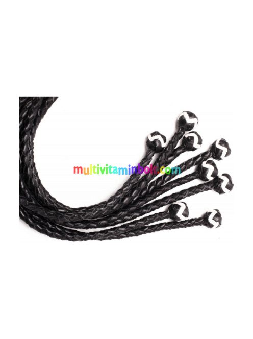 8 Tail Polish Leather Flogger 22 inch