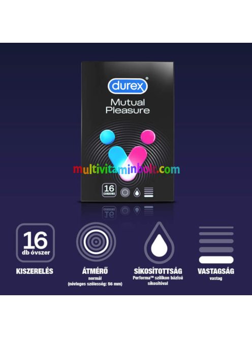 Durex Mutual Pleasure óvszer (16db)