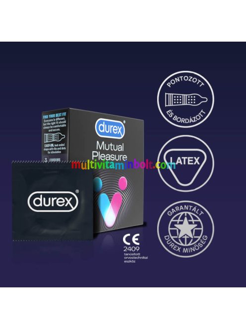 Durex Mutual Pleasure óvszer (3db)