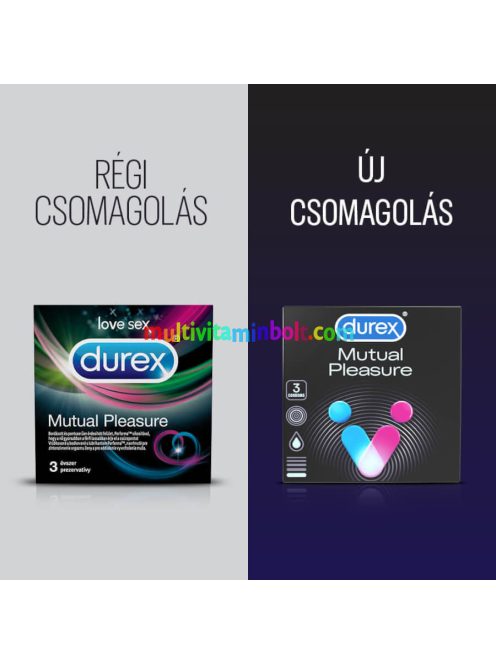 Durex Mutual Pleasure óvszer (3db)