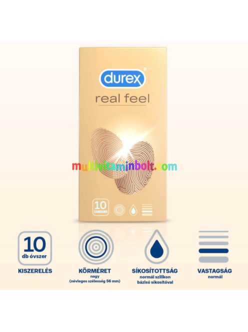 Durex RealFeel óvszer (10db)
