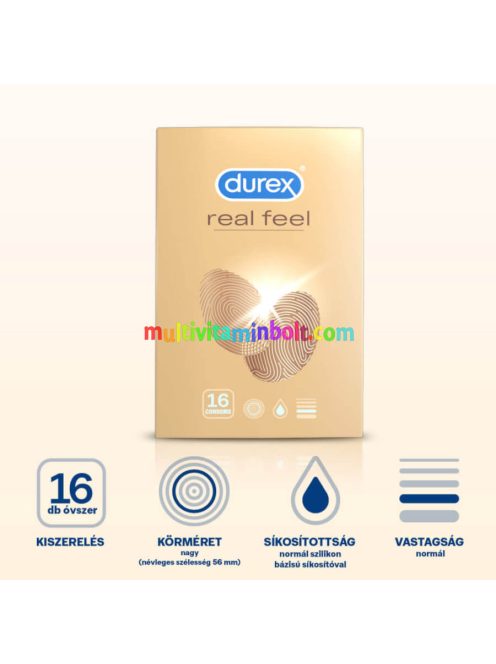 Durex RealFeel óvszer (16db)