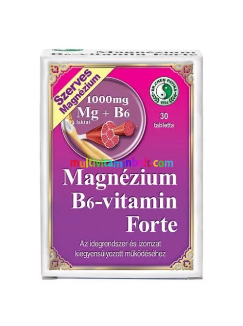 Dr. Chen Magnézium B6-vitamin Forte tabletta 1000mg 30 db 
