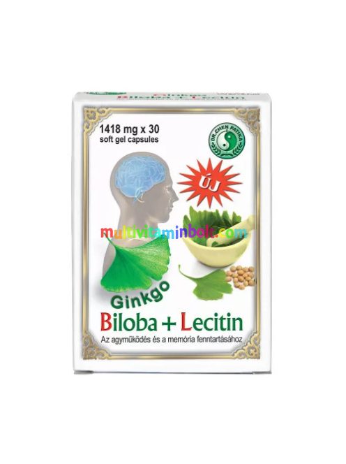 Dr. Chen Ginkgo Biloba + Lecitin kapszula 30 db