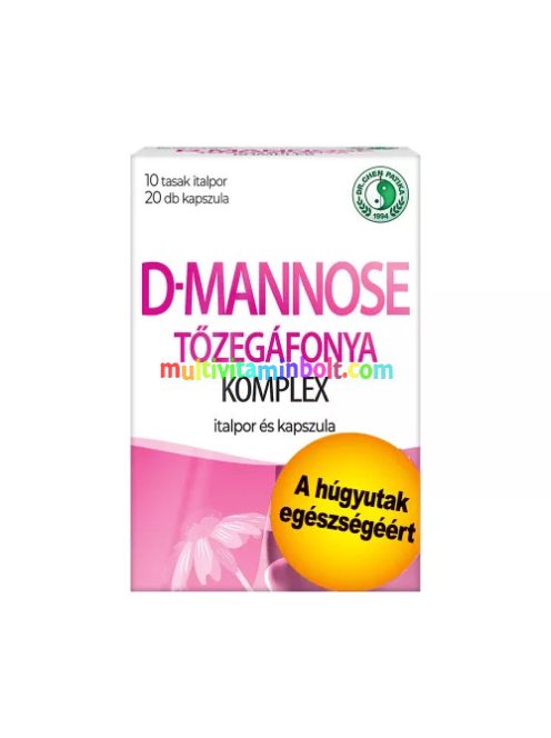 Dr. Chen D-Mannose + Tőzegáfonya kapszula ( 10 db italpor 20 db kapszula )