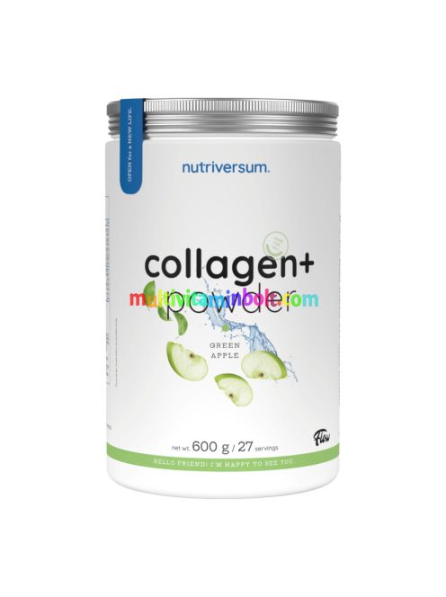 Collagen+ Powder - 600 g - zöld alma - Nutriversum