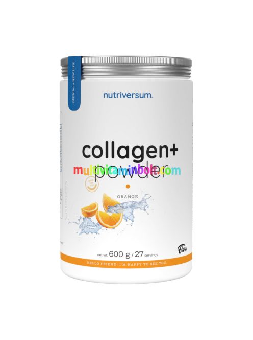 Collagen+ Powder - 600 g - narancs - Nutriversum