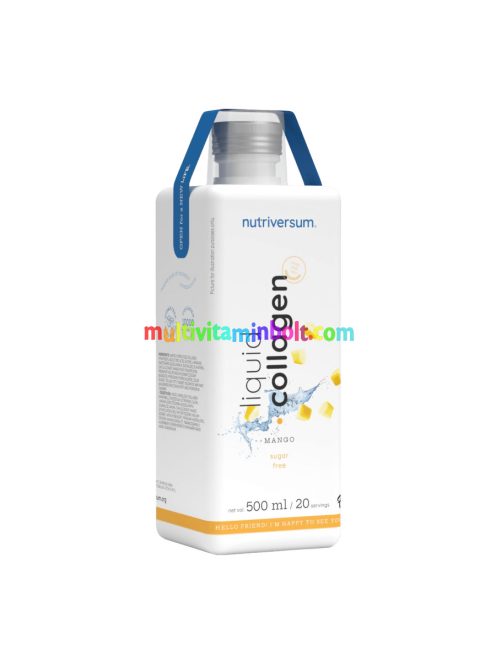 Collagen liquid Sugar Free - 500 ml - mangó - Nutriversum