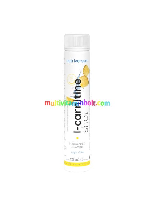 L-Carnitine shot 25 ml - ananász - Nutriversum