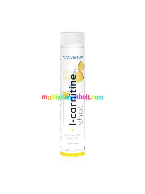 L-Carnitine shot 25 ml - ananász - Nutriversum