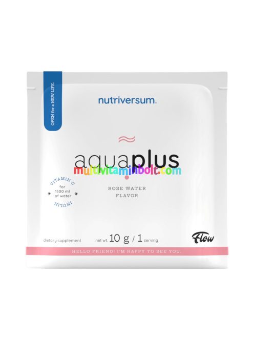 Aqua+ 10 g - rózsavíz - Nutriversum