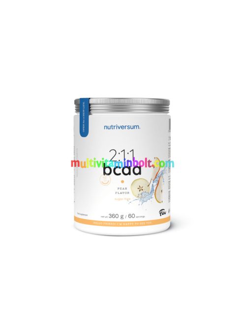 2:1:1 BCAA Sugar Free - 360 g - körte - Nutriversum