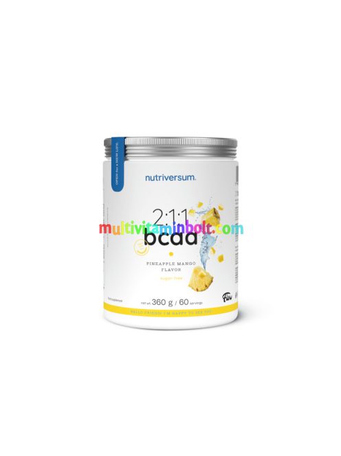 2:1:1 BCAA Sugar Free - 360 g - ananász-mangó - Nutriversum