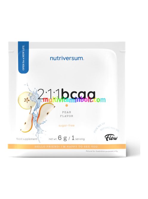 2:1:1 BCAA Sugar Free - 6 g - körte - Nutriversum