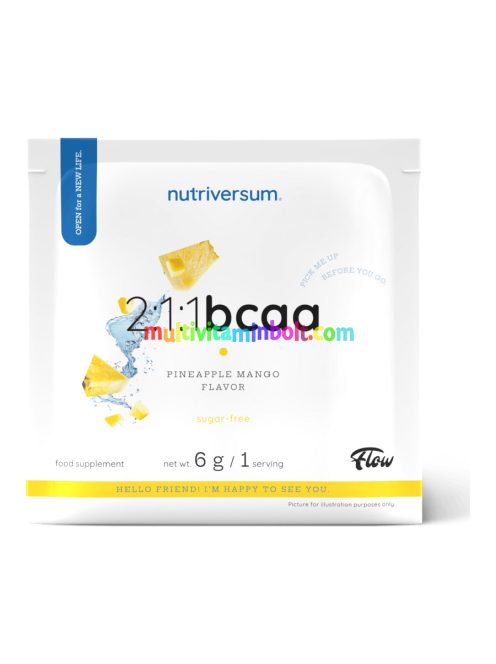 2:1:1 BCAA Sugar Free - 6 g - ananász-mangó - Nutriversum