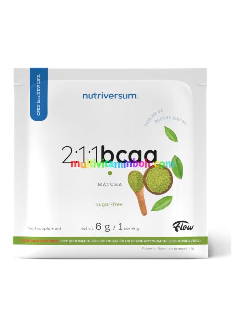 2:1:1 BCAA Sugar Free - 6 g - matcha - Nutriversum