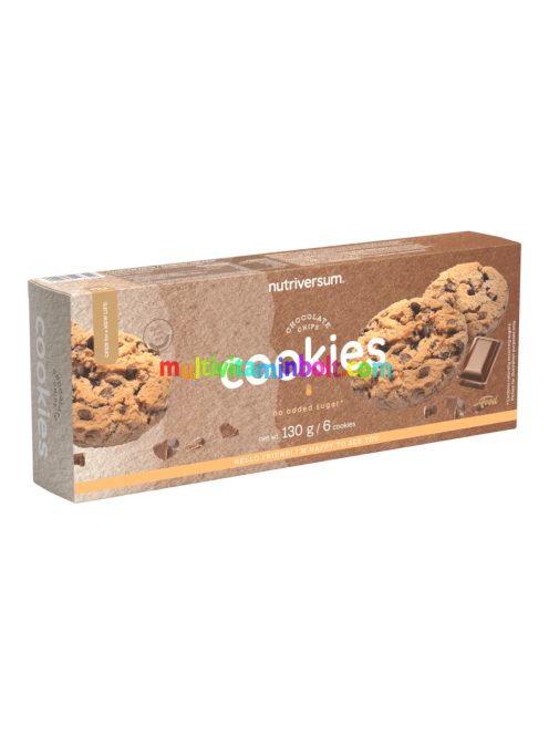 Cookies csoki darabokkal - 130 g - Nutriversum