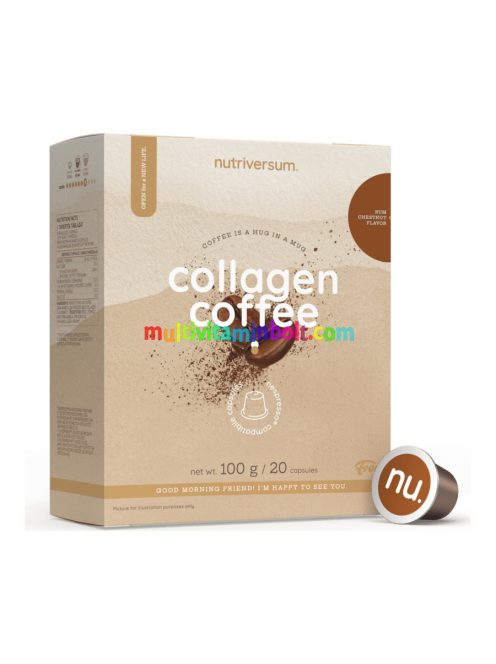 Collagen Coffee - rumos gesztenye - 20 kapszula - Nutriversum