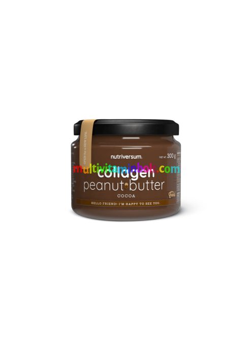 Collagen Peanut Butter - 300 g - kakaó - Nutriversum