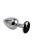 Rosebud Classic Metal Plug Silver