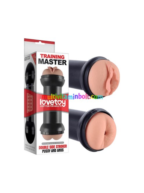 Training Master Double Side Stroker Pussy and Anus Flesh - Lovetoy