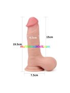 Lovetoy - Sliding Skin Dong 7.8 inch