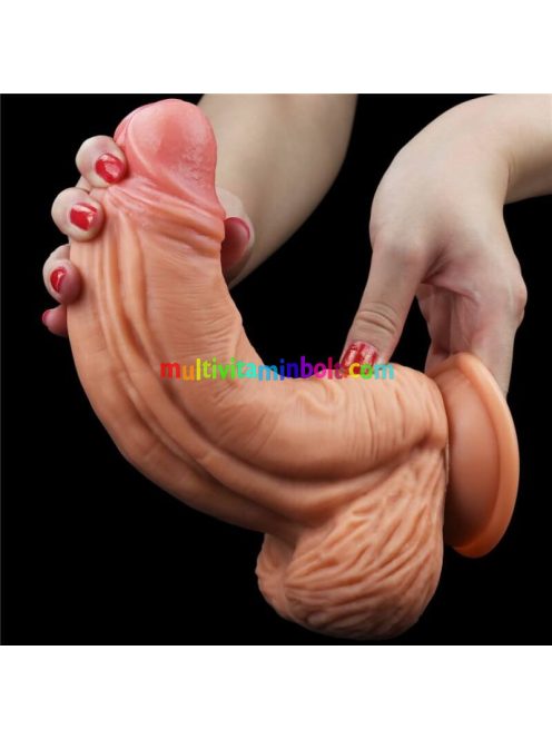 Lovetoy - Dual-layered Silicone Nature Cock - 10 inch