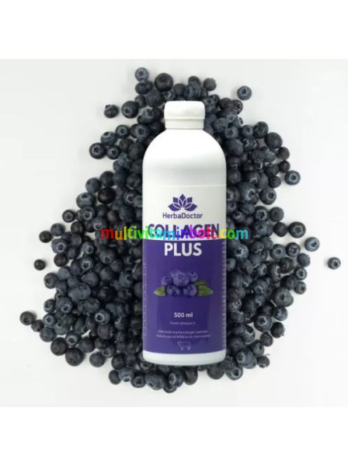 COLLAGEN PLUS, folyékony marha kollagén készítmény 500 ml, 10000 mg kollagén, 50 mg hialuron adagonként - HerbaDoctor