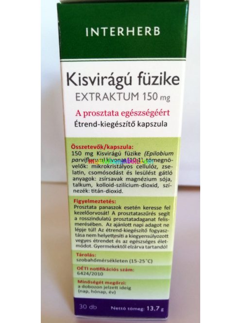 Napi1-kisviragu-fuzike-Extraktum-150-mg-30-db-kapszula-interherb
