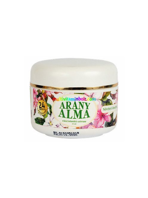 Arany Alma Ránctalanító szérum 100 ml, 24 karátos arany és svájci alma őssejt kivonattal