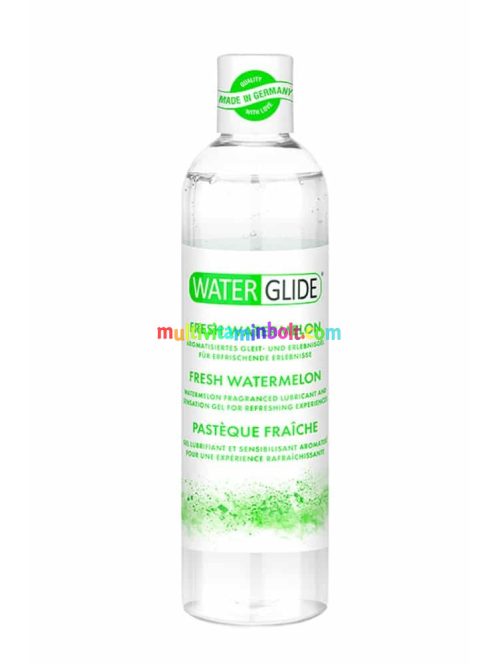 Waterglide Fresh Watermelon 300 ml síkosító, vízbázisú, dinnye illat és aroma, színtelen, kiváló min