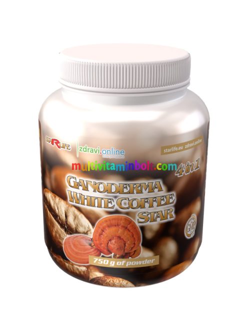 Cordyceps White Coffee Star 4 in 1, Instant Kávé 750 g, ginzenggel nagyon finom - Starlife 