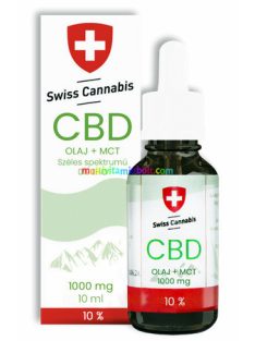 Svajci CBD Kender olaj 10 ml 5 500 mg full spektrum swiss ca