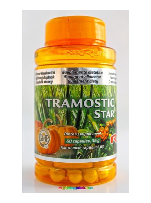 	 Tramostic Star 60 db kapszula fűrészpálma kivonattal a prosztata egészségéért, férfiaknak